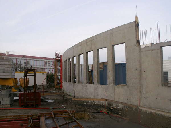 Realisation d'une construction de bâtiment industriel par Merceron Bâtiment, maçon à Challans