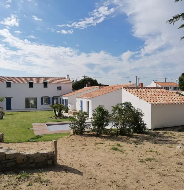 rénovation d'une maison sur l'ile de Noirmoutier en Vendée Merceron Batiment